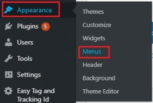 Hover Appearance and click menu